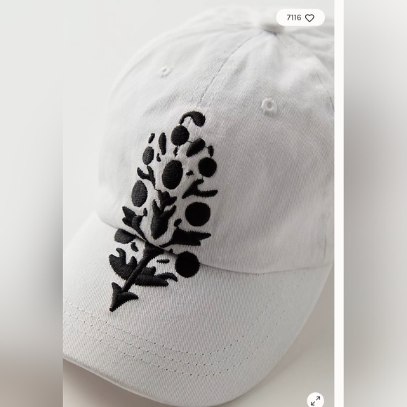 🌟 NWT 🌟 Free People Big Buti Logo Baseball Cap - Picture 4 of 6